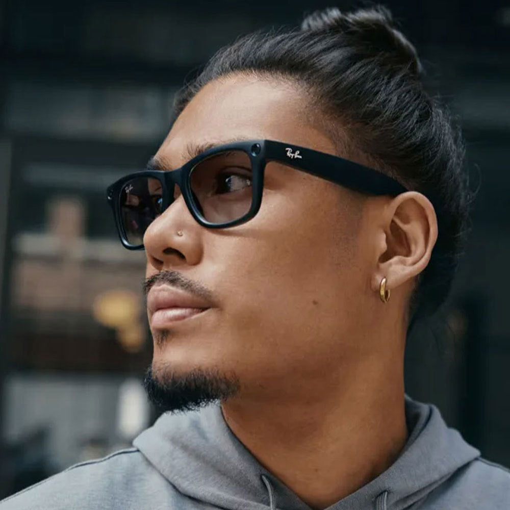 Ray-Ban | Meta Wayfarer Matte Black (Black/Polar Gradient Graphite)