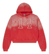 VALE FOREVER 14 PATCH PULLOVER HOODIE (RED)