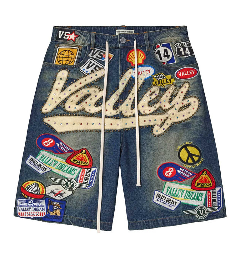 Vale Forever 1980S Denim Shorts (Blue Wash)