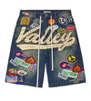 Vale Forever 1980S Denim Shorts (Blue Wash)