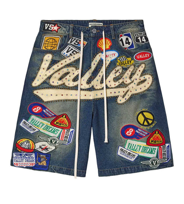 Vale Forever 1980S Denim Shorts (Blue Wash)