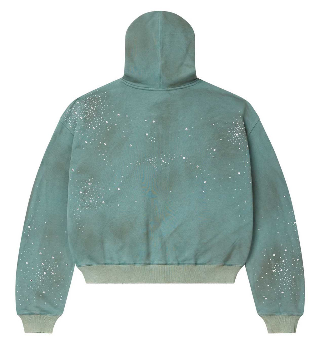 VALE FOREVER BANK ZIP UP HOODIE (GREEN)