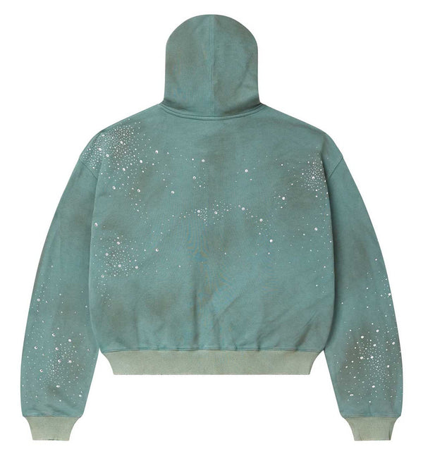 VALE FOREVER BANK ZIP UP HOODIE (GREEN)