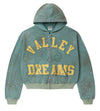 VALE FOREVER BANK ZIP UP HOODIE (GREEN)