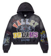VALE FOREVER BLASTED ZIP UP HOODIE (BLACK)