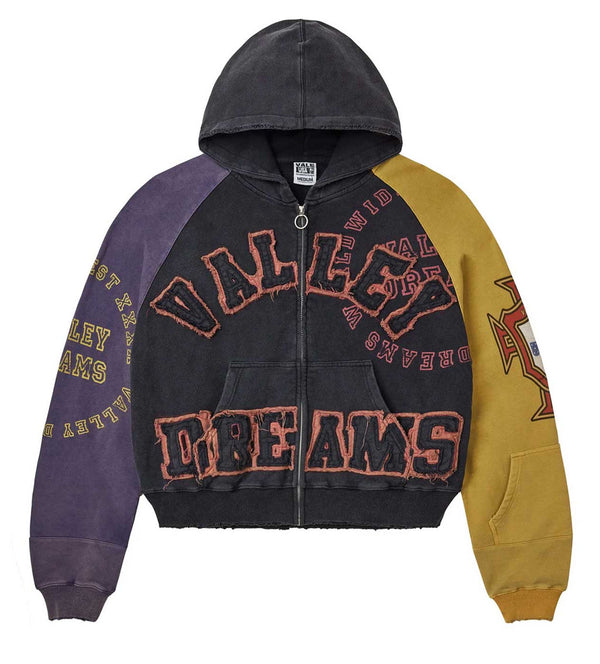 VALE FOREVER CREST ZIP UP HOODIE