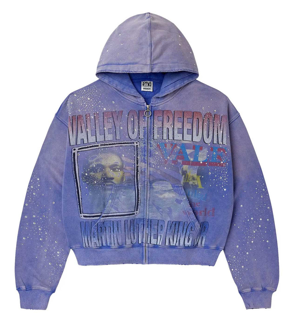VALE FOREVER FREEDOM ZIP UP HOODIE