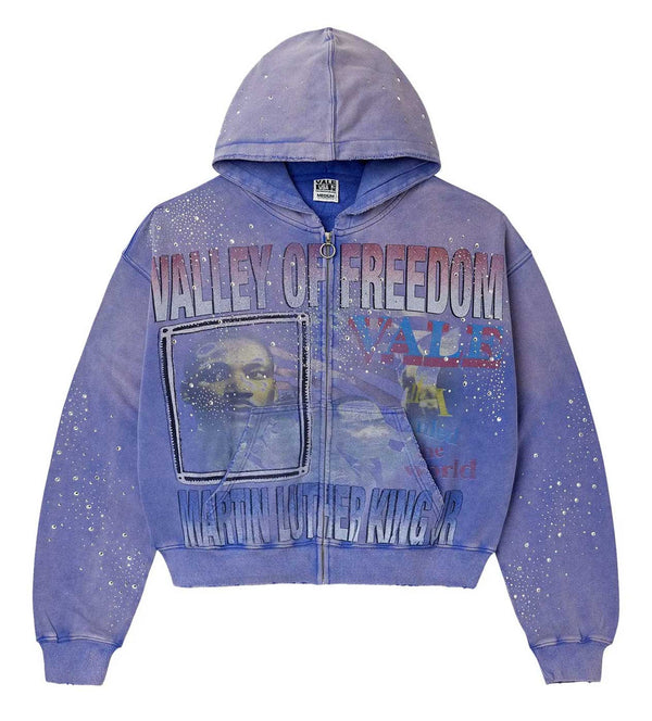 VALE FOREVER FREEDOM ZIP UP HOODIE