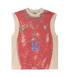 VALE FOREVER FUTB0L SLEEVELESS TEE (TAN/RED)