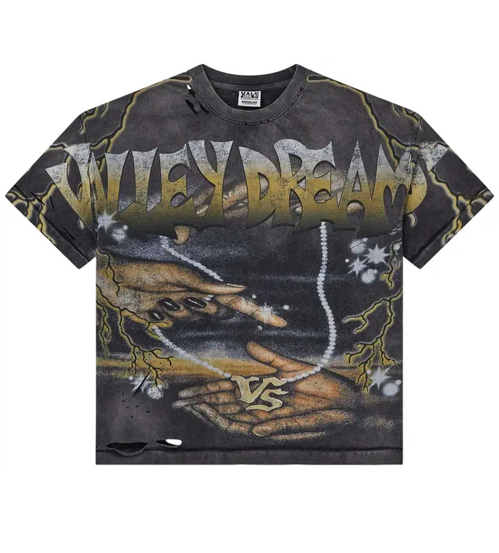 VALE FOREVER HANDS OF GOD TEE (GREY WASH)