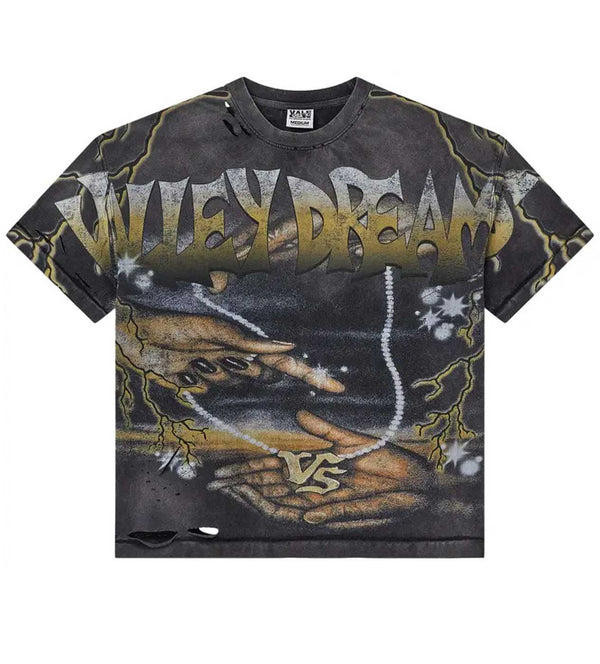 VALE FOREVER HANDS OF GOD TEE (GREY WASH)