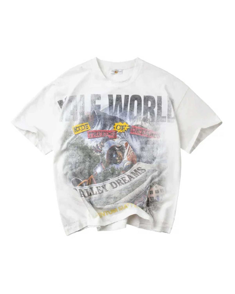 Vale Forever 'Newspaper' Tee (White)