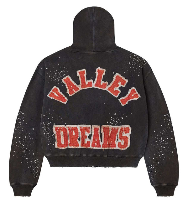 VALE FOREVER PLUTO CLUSTER ZIP UP HOODIE (BLACK)