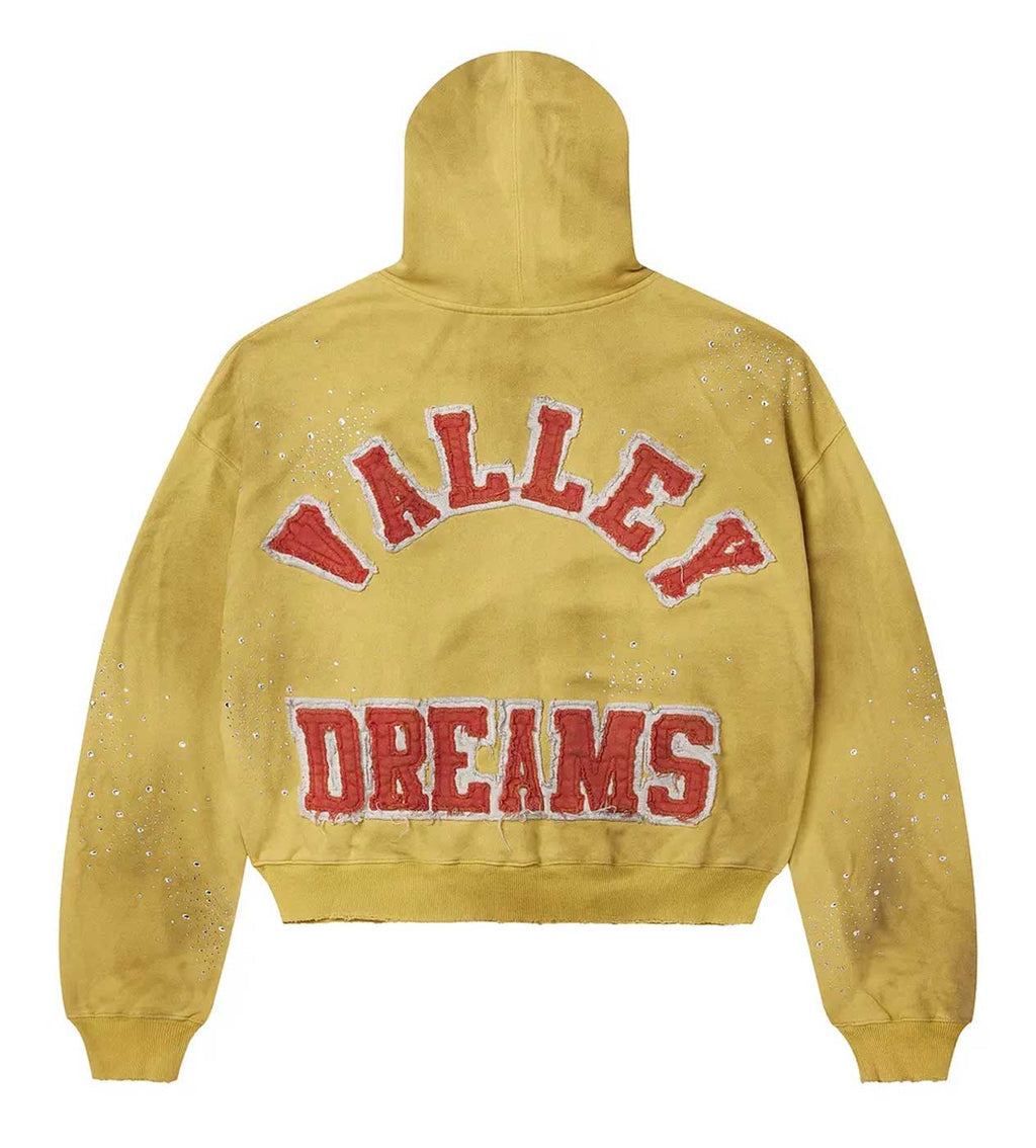 VALE FOREVER SUN CLUSTER ZIP UP HOODIE (YELLOW)
