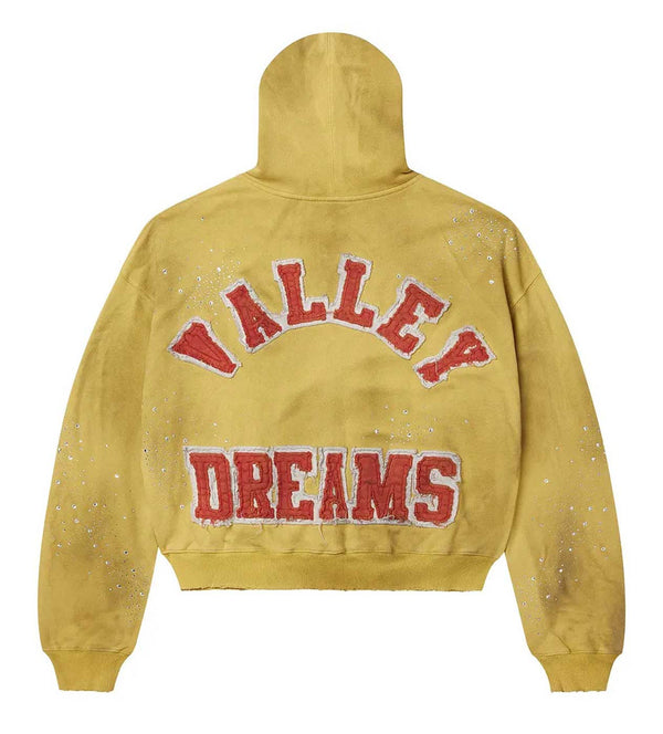 VALE FOREVER SUN CLUSTER ZIP UP HOODIE (YELLOW)