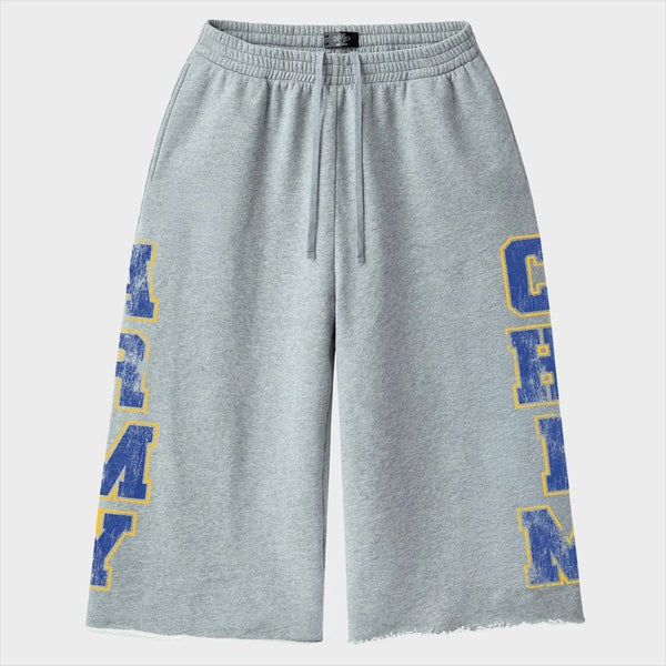 HMDD Grey Army 3/4 Sweat Shorts