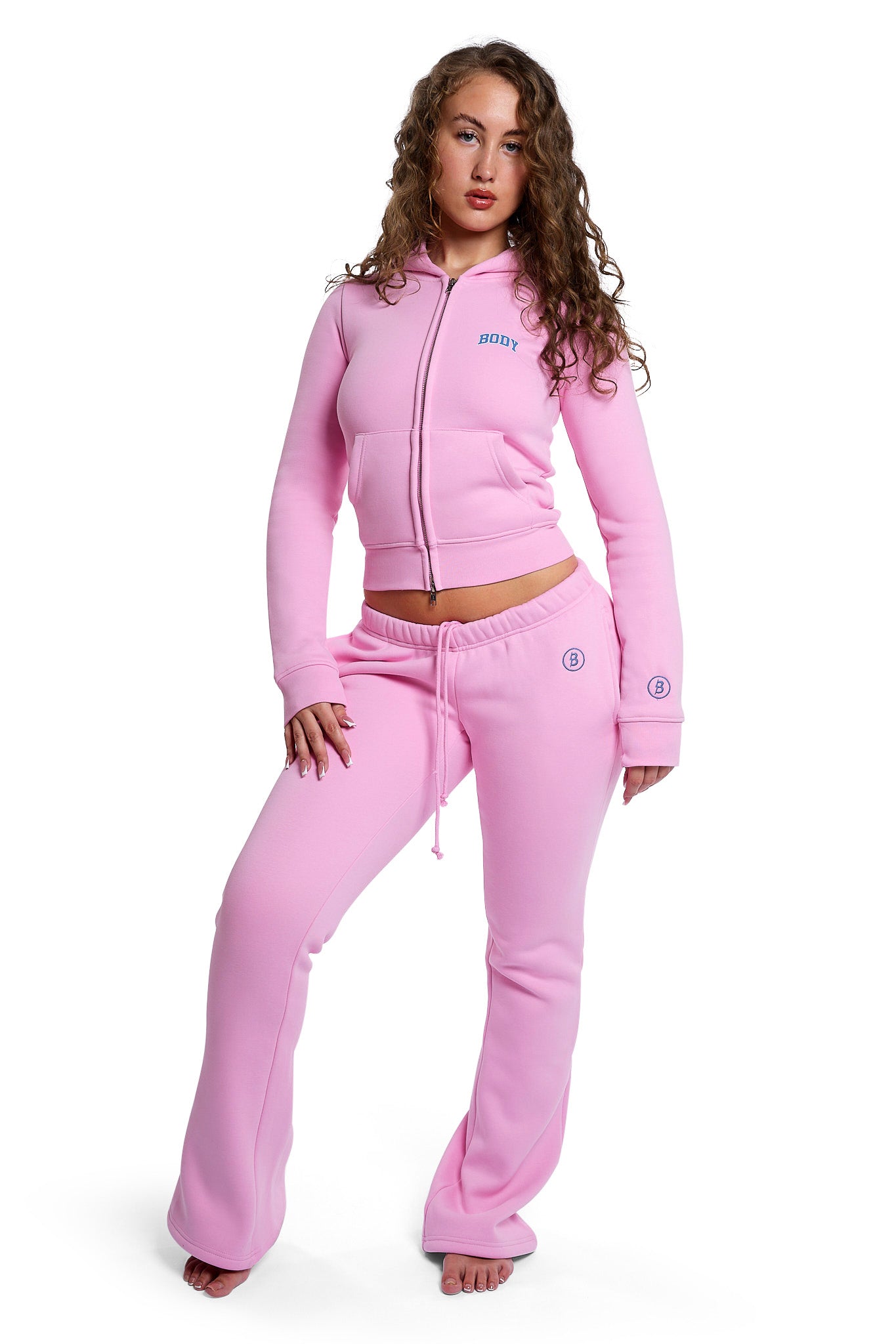 Body By Raven Backshot Sweatsuit (Bubblegum Pink/Blue)