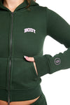 Body By Raven Backshot Sweatsuit (Forest Green/Pink)