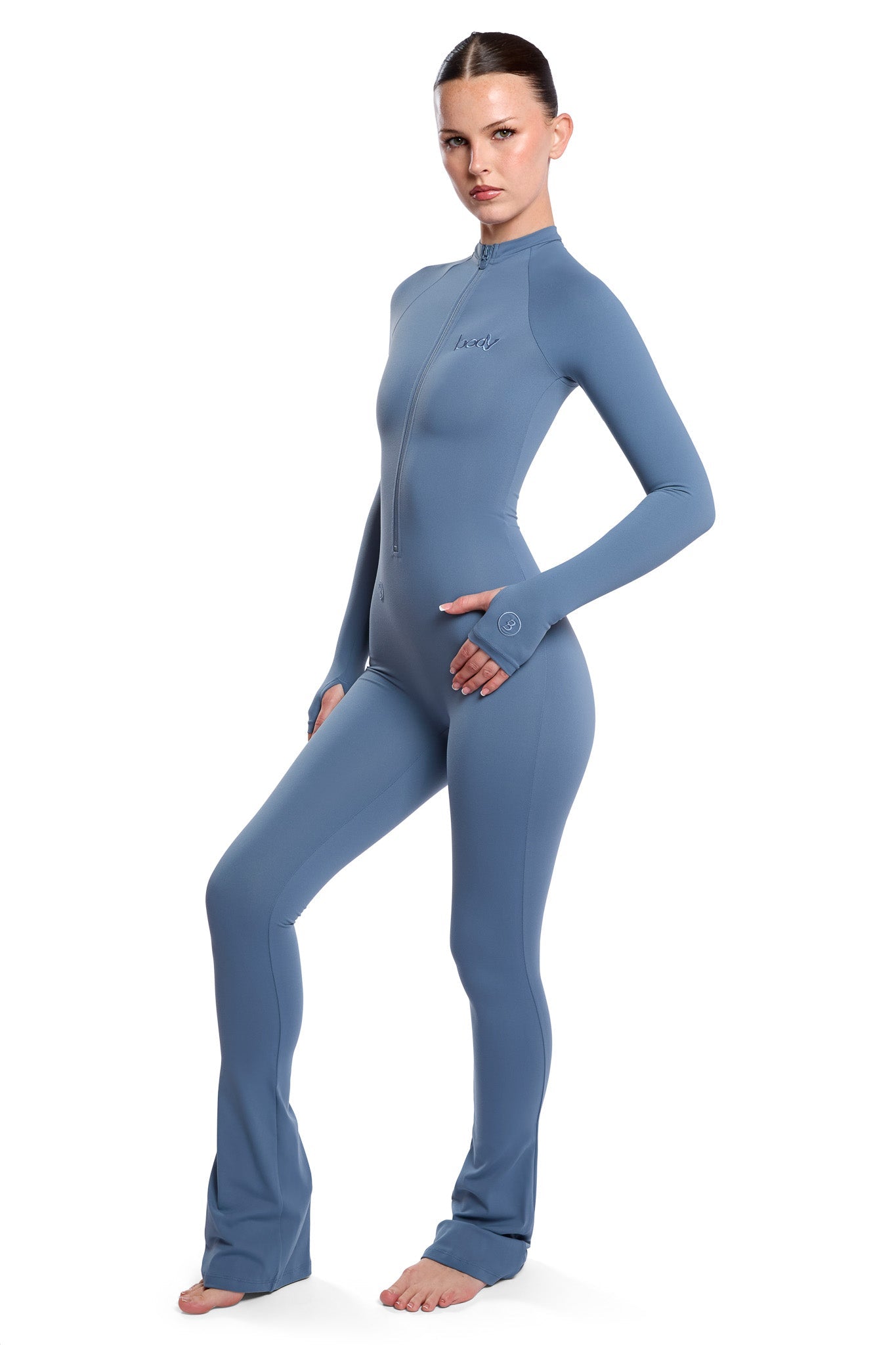 Body By Raven Bodysuit (Shark Blue)