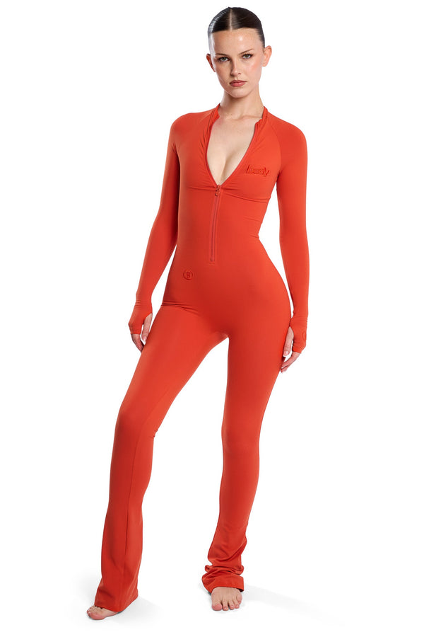 Body By Raven Bodysuit (Pumpkin Orange)