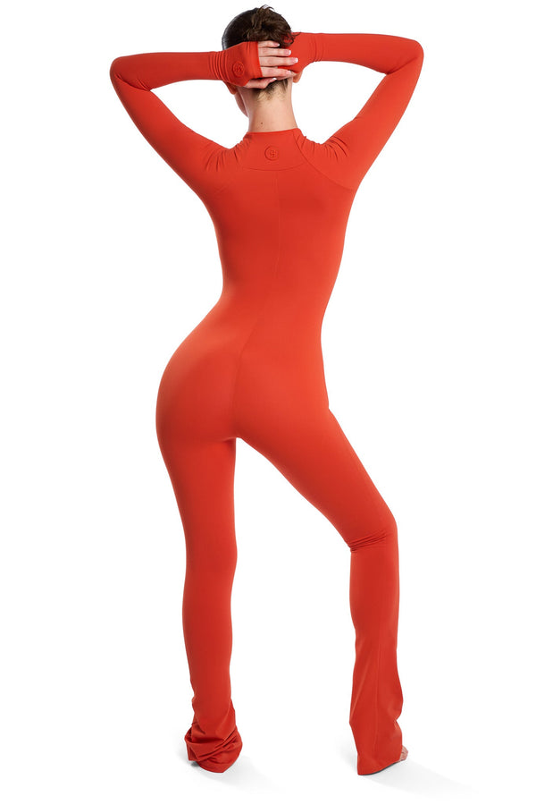 Body By Raven Bodysuit (Pumpkin Orange)