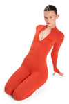 Body By Raven Bodysuit (Pumpkin Orange)