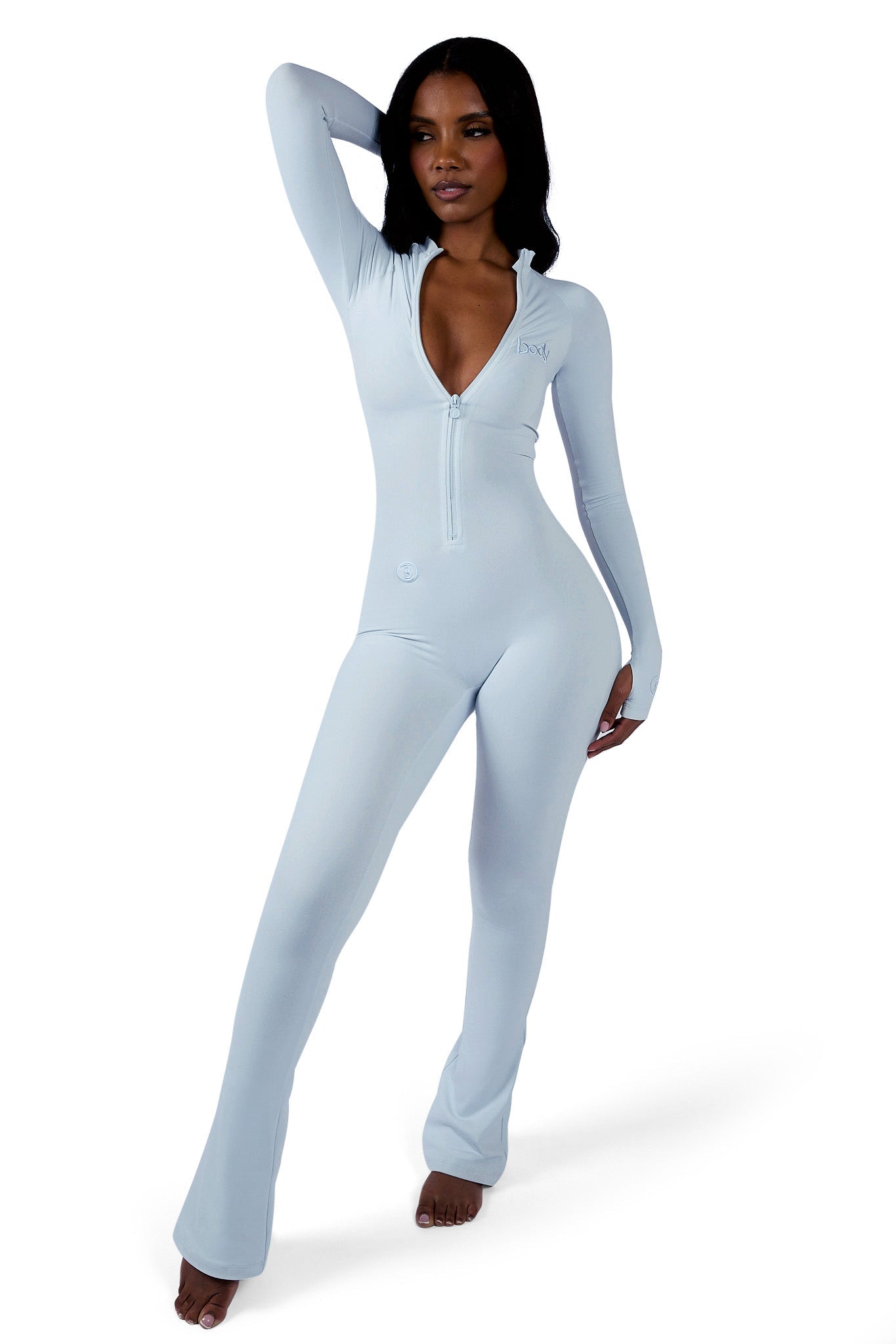 Body By Raven Basics Bodysuit (Ice Blue)