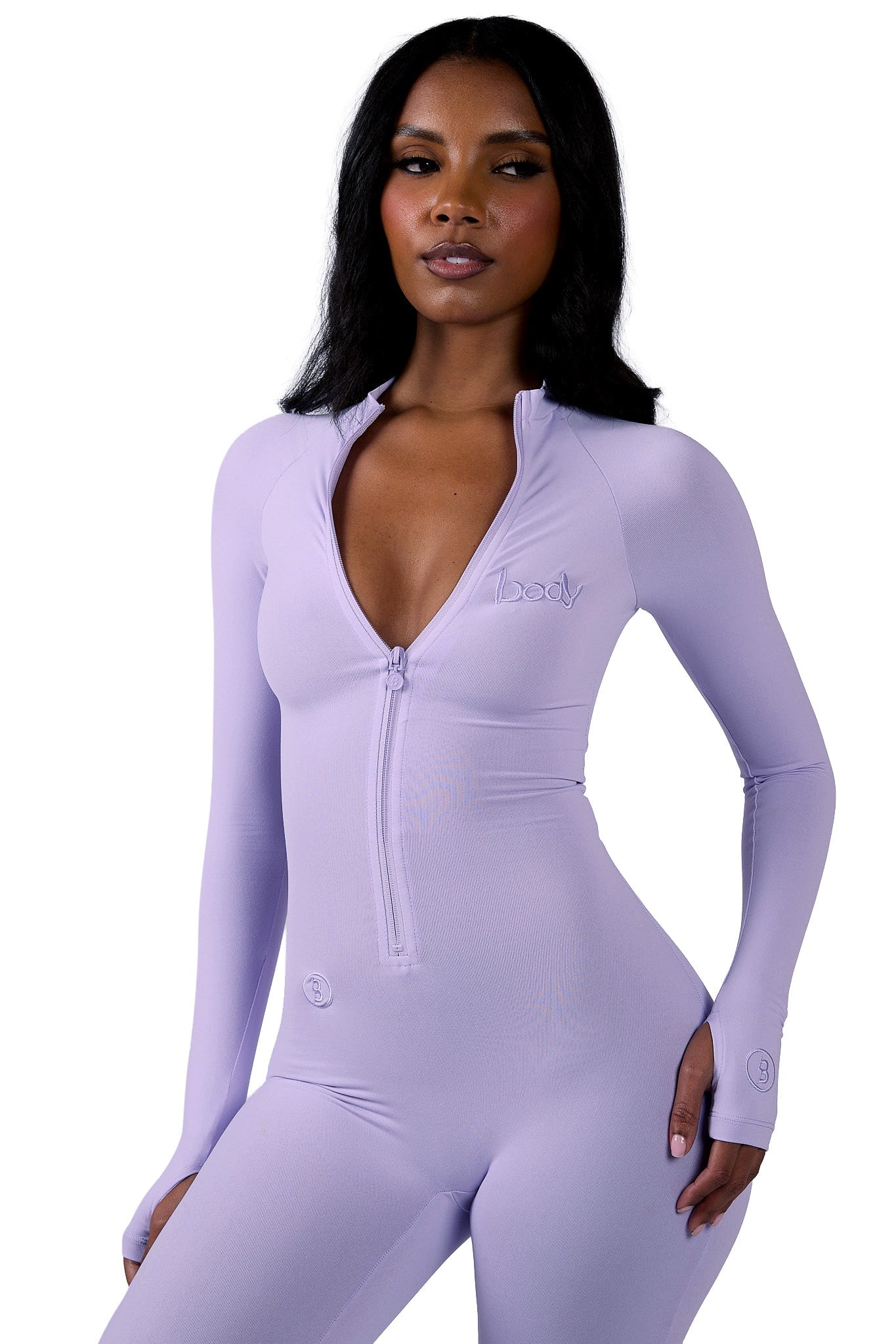 Body By Raven Basics Jumpsuit (Periwinkle Purple)
