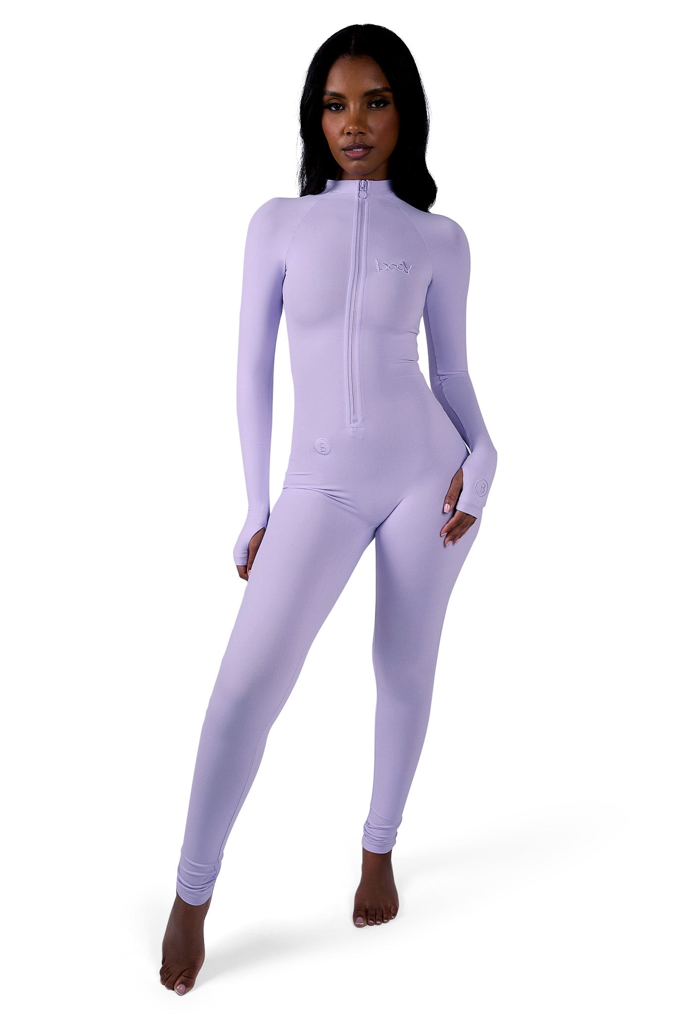 Body By Raven Basics Jumpsuit (Periwinkle Purple)