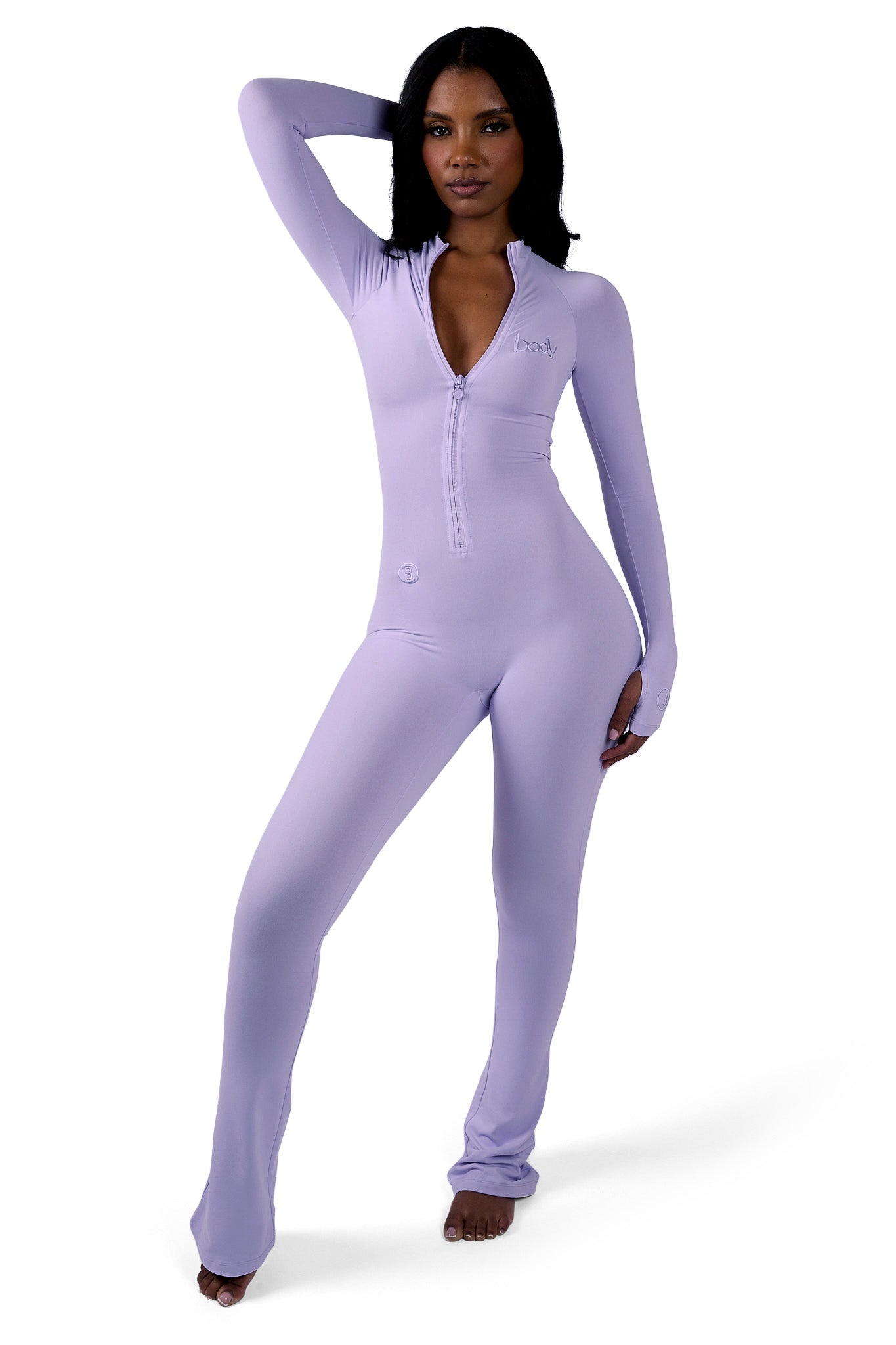 Body By Raven Basics Jumpsuit (Periwinkle Purple)