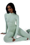 Body By Raven Basics Jumpsuit (Mint Green)