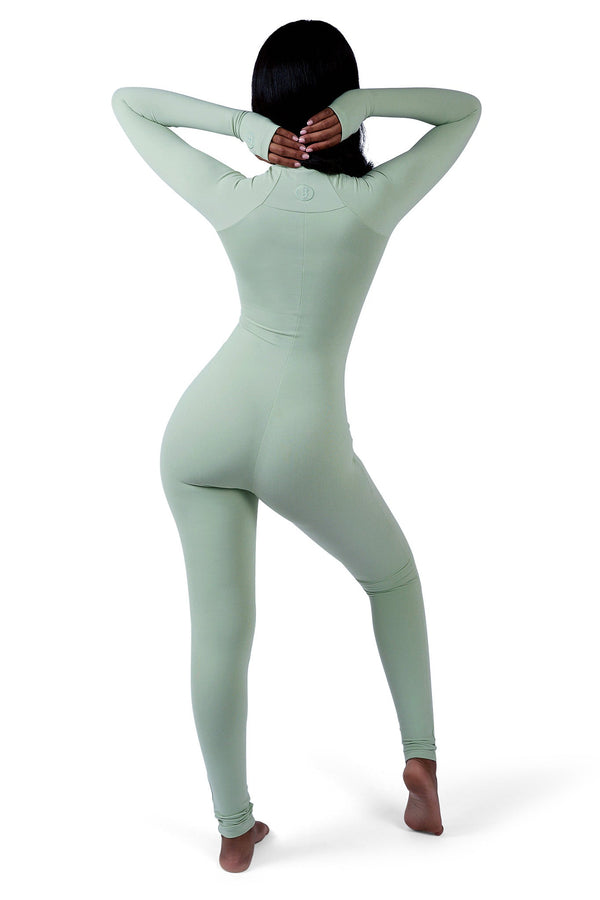 Body By Raven Basics Jumpsuit (Mint Green)