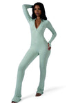 Body By Raven Basics Jumpsuit (Mint Green)