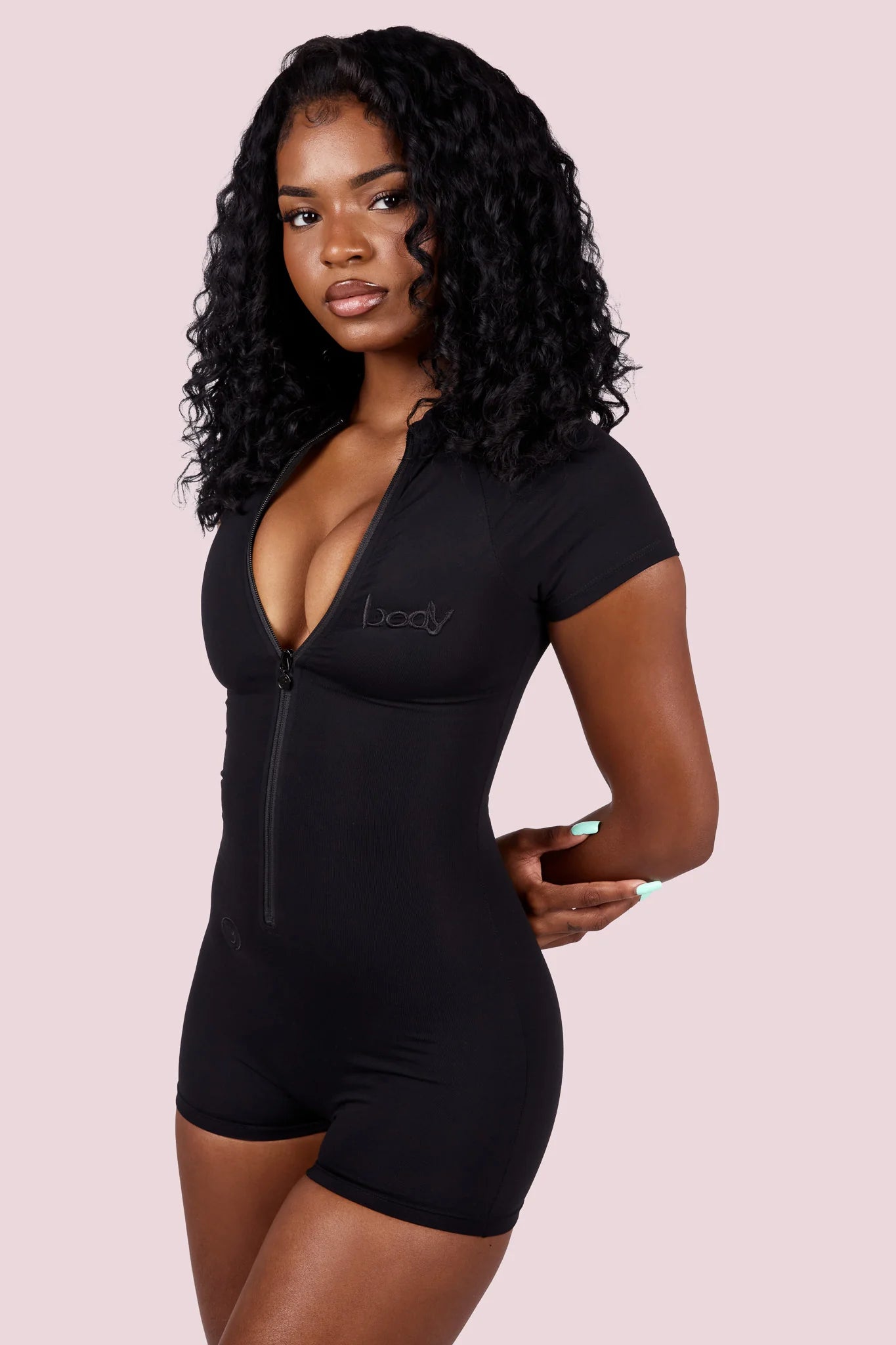 Body By Raven Romper (Black)
