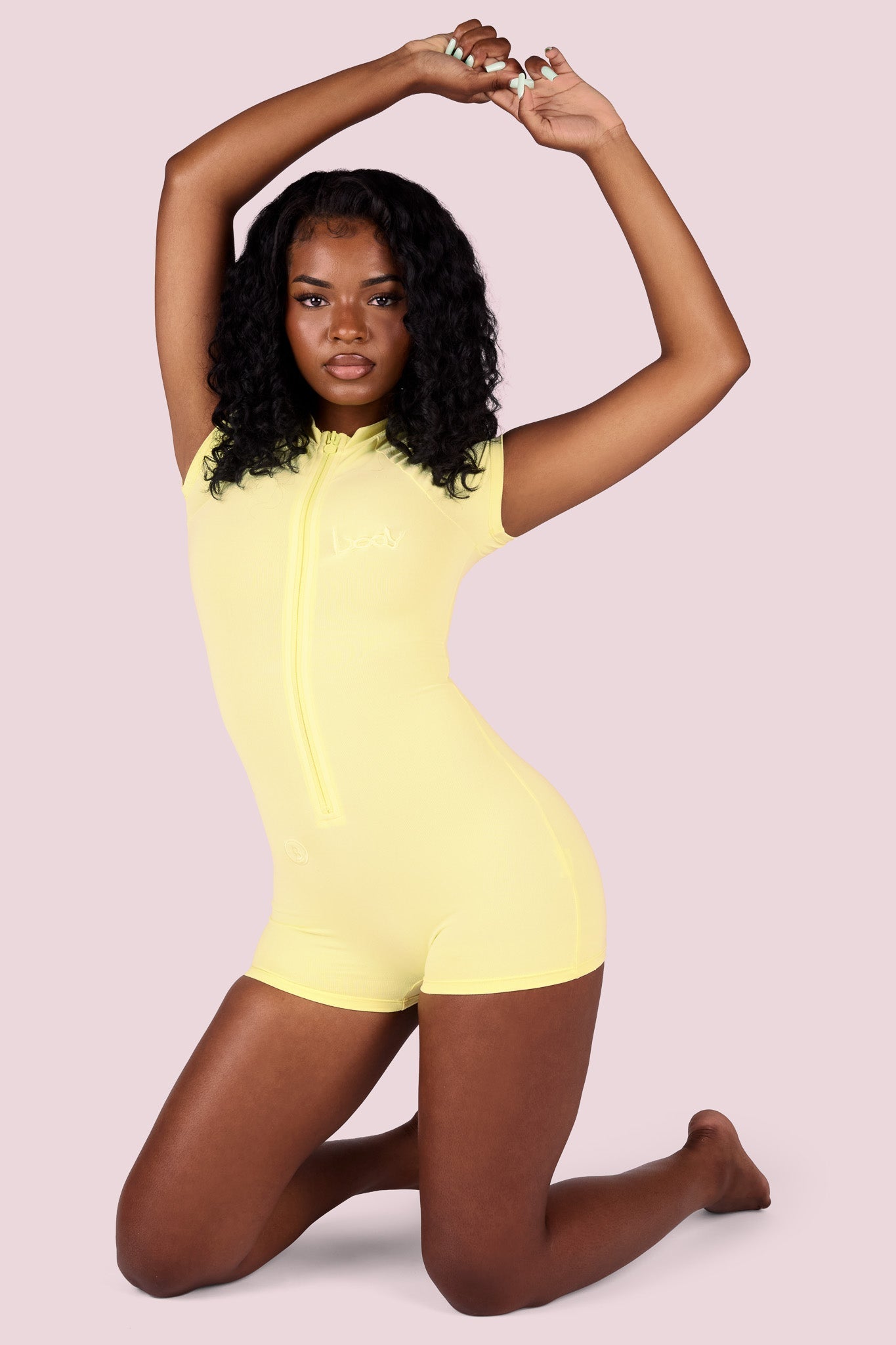 Body By Raven Romper (Lemon)