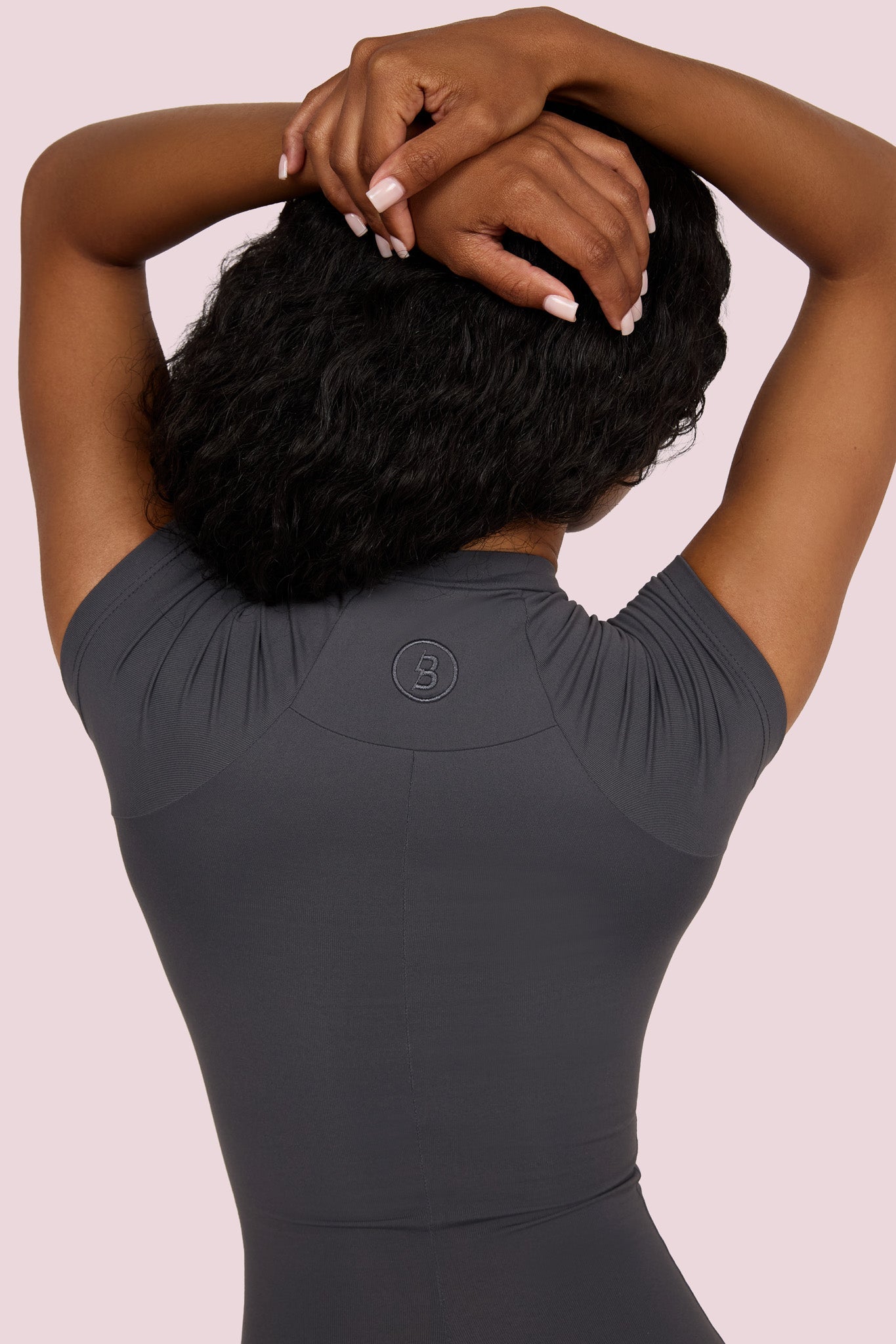 Body By Raven Romper (Charcoal)