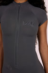 Body By Raven Romper (Charcoal)