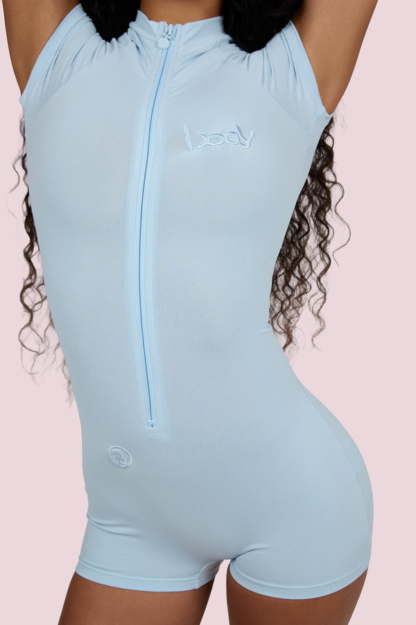 Body By Raven Romper (Ice Blue)