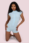 Body By Raven Romper (Ice Blue)