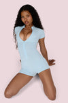Body By Raven Romper (Ice Blue)