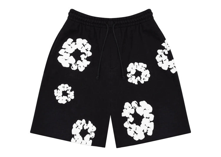 Denim Tears Cotton Wreath Sweatshorts (Black)