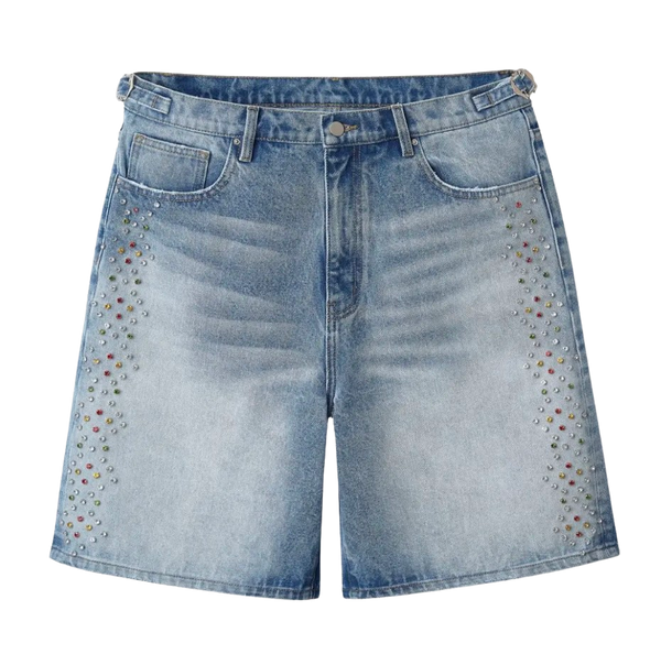 HMDD H-STAR CRYSTAL JORTS (BLUSH WASH)