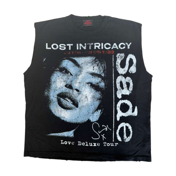 Lost Intricacy 'Sade' Sleeveless Tee (Black)