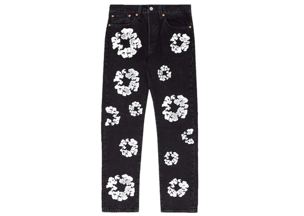 Denim Tears x Levi's Cotton Wreath Jeans (Black)