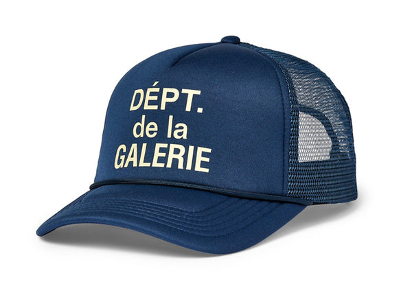 Gallery Dept. 'French Logo' Trucker Hat (Navy)