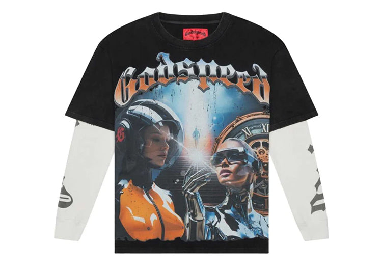 Godspeed Chosen One Thermal Longsleeve Tee Black