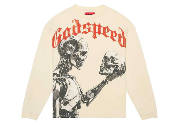 Godspeed Mankind vs AI Longsleeve Tee Cream