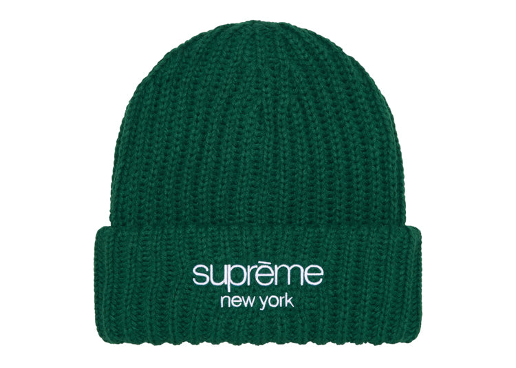 Supreme Classic Logo Chunky Ribbed Beanie FW24