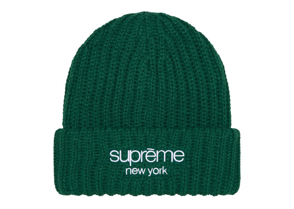 Supreme Classic Logo Chunky Ribbed Beanie FW24