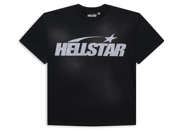 Hellstar Glitter Logo Tee (Black)